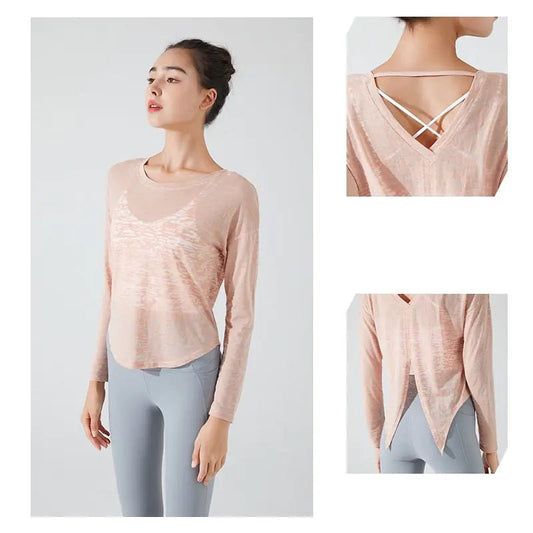 Fitness Loose Sportswear Blouse - SensorySoft
