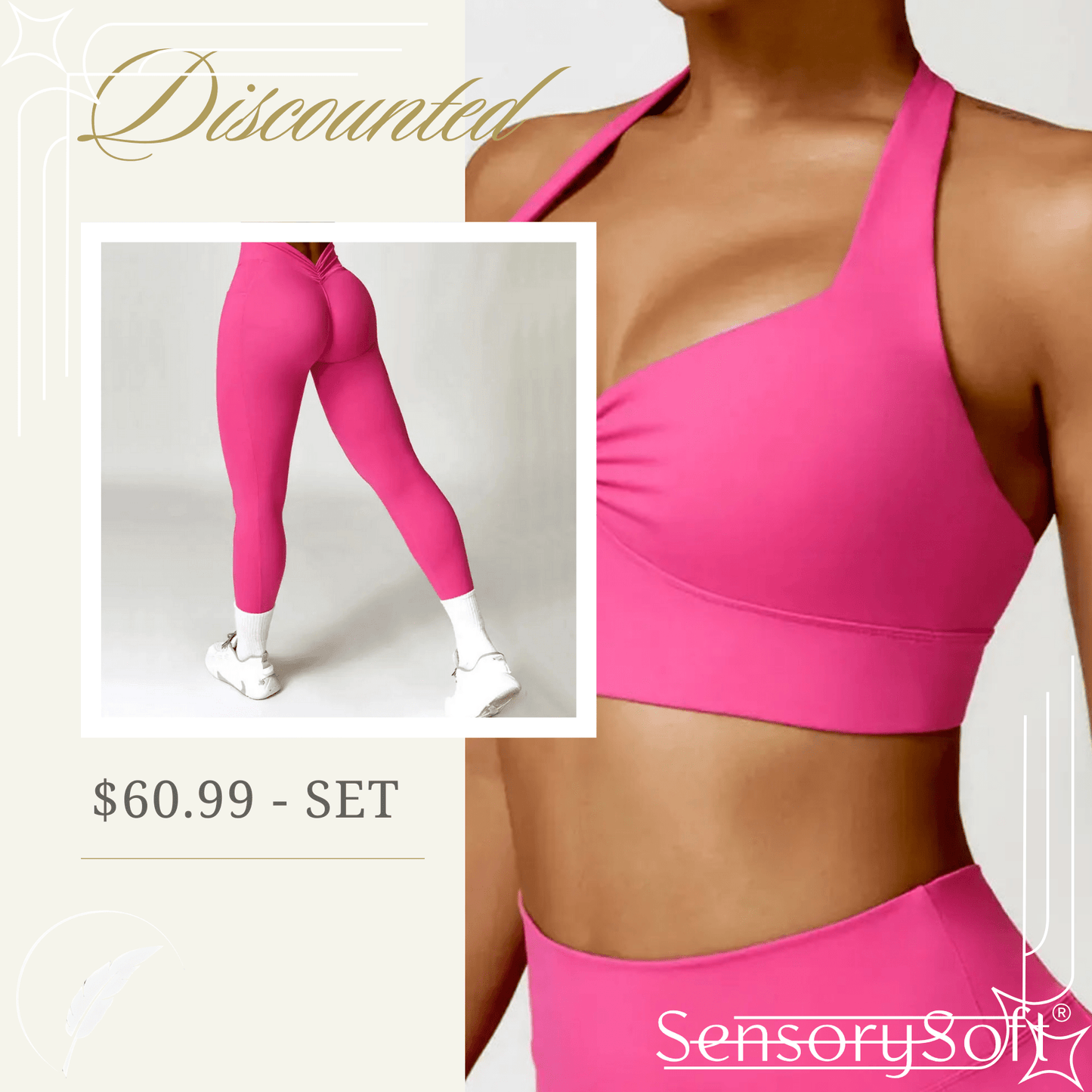 Fitness Push Up Leggings - SensorySoftShop