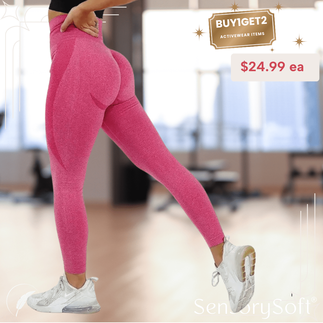 Fitness Push Up Yoga Pants - SensorySoftShop