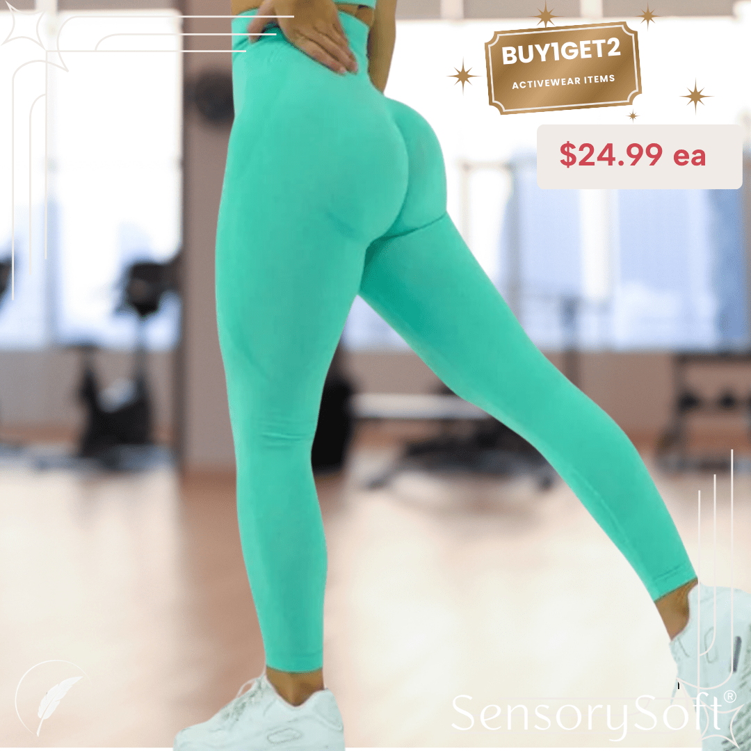Fitness Push Up Yoga Pants - SensorySoftShop