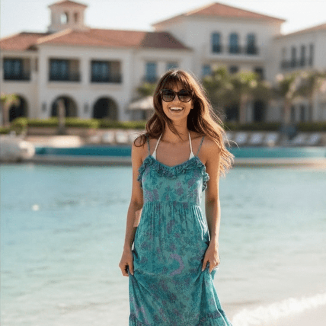 Floral Dress, Slip Dress, Spaghetti Strap Dress - SensorySoftShop