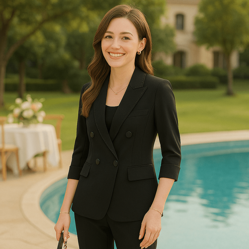 Formal Women’s Business Suit – Tailored Elegance Meets Everyday Comfort - SensorySoft