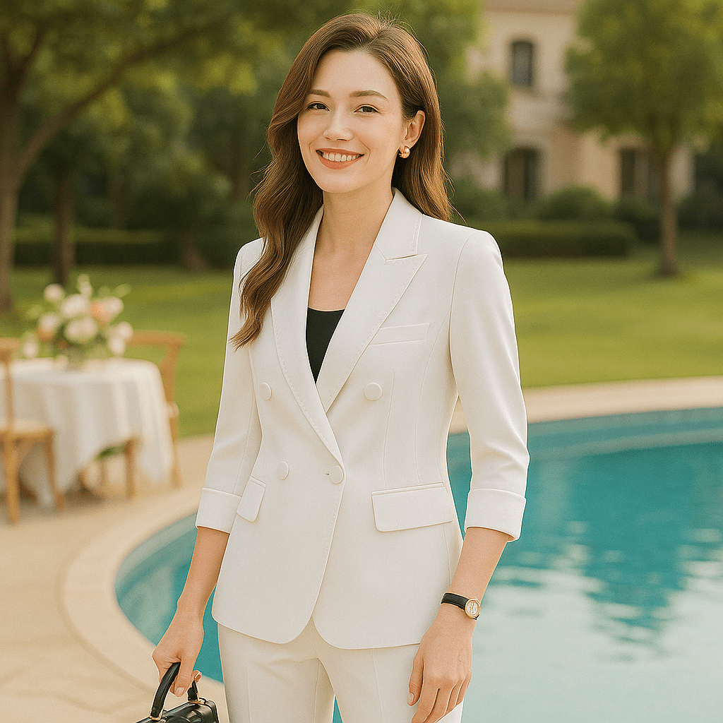 Formal Women’s Business Suit – Tailored Elegance Meets Everyday Comfort - SensorySoft