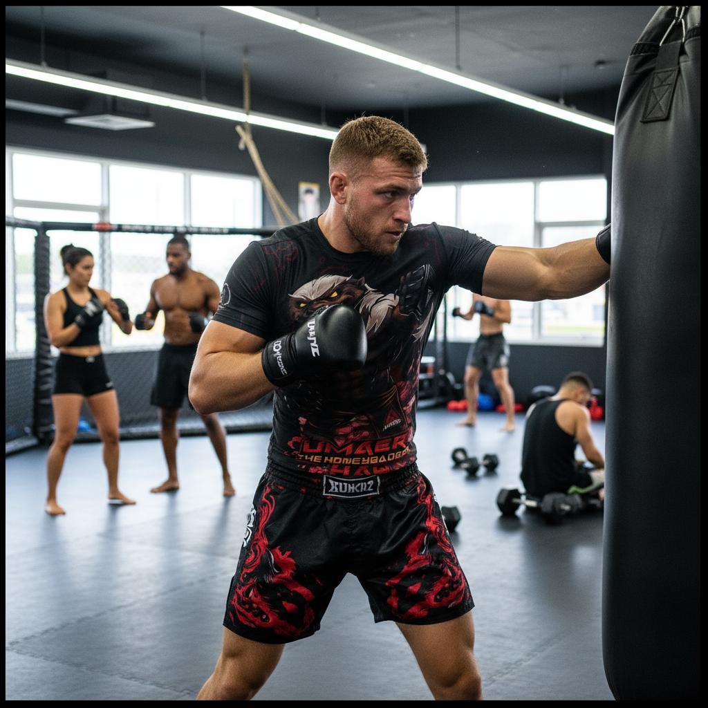 Freestyle Fighting Compression Shirt for Training - SensorySoftShop