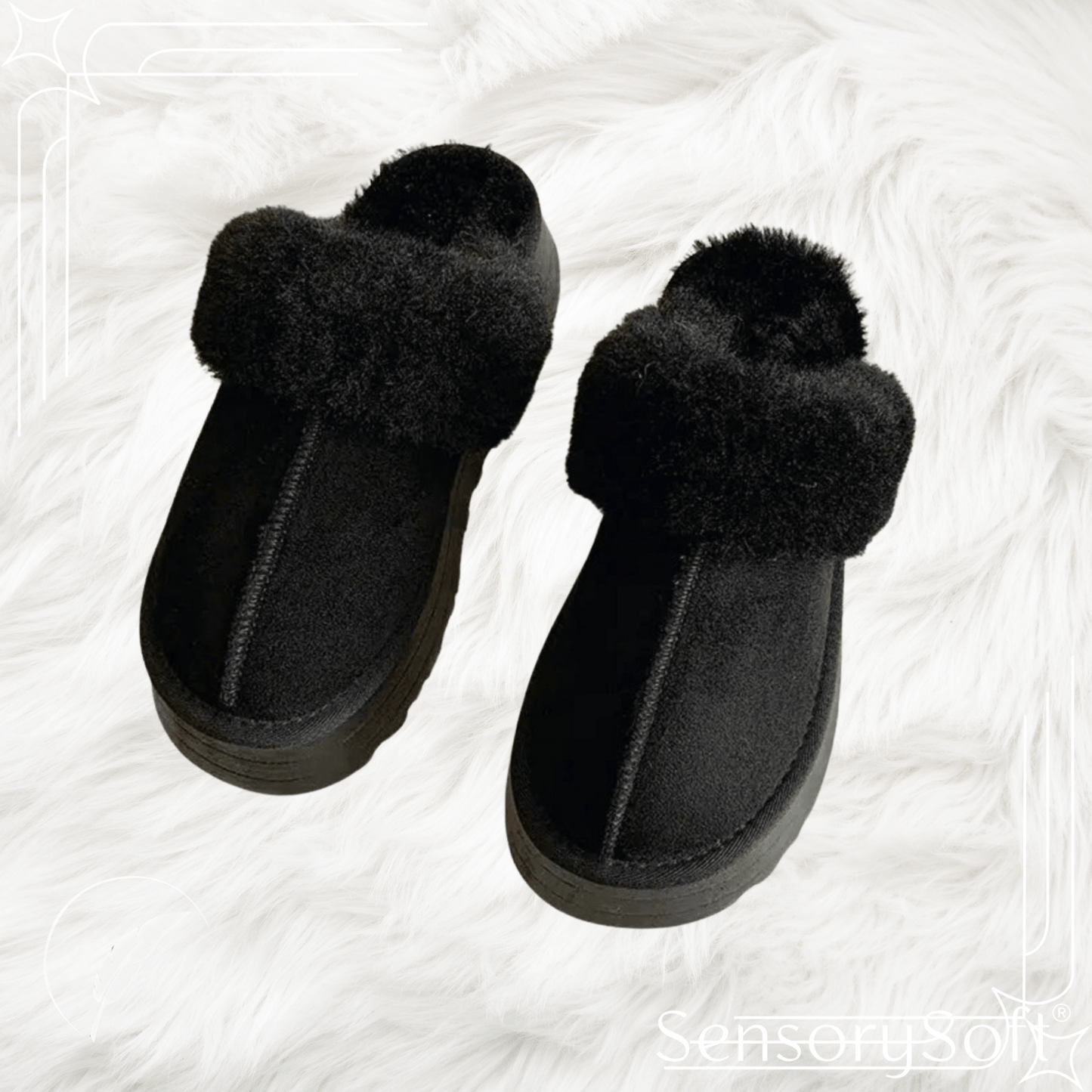 Fur Slippers Women - SensorySoftShop