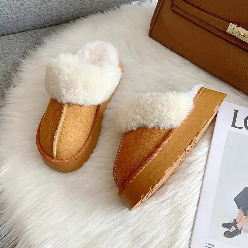 Fur Slippers Women - SensorySoftShop