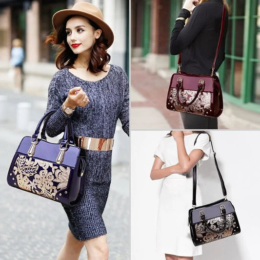 Glitter Sequin Flower Handbags - SensorySoftShop