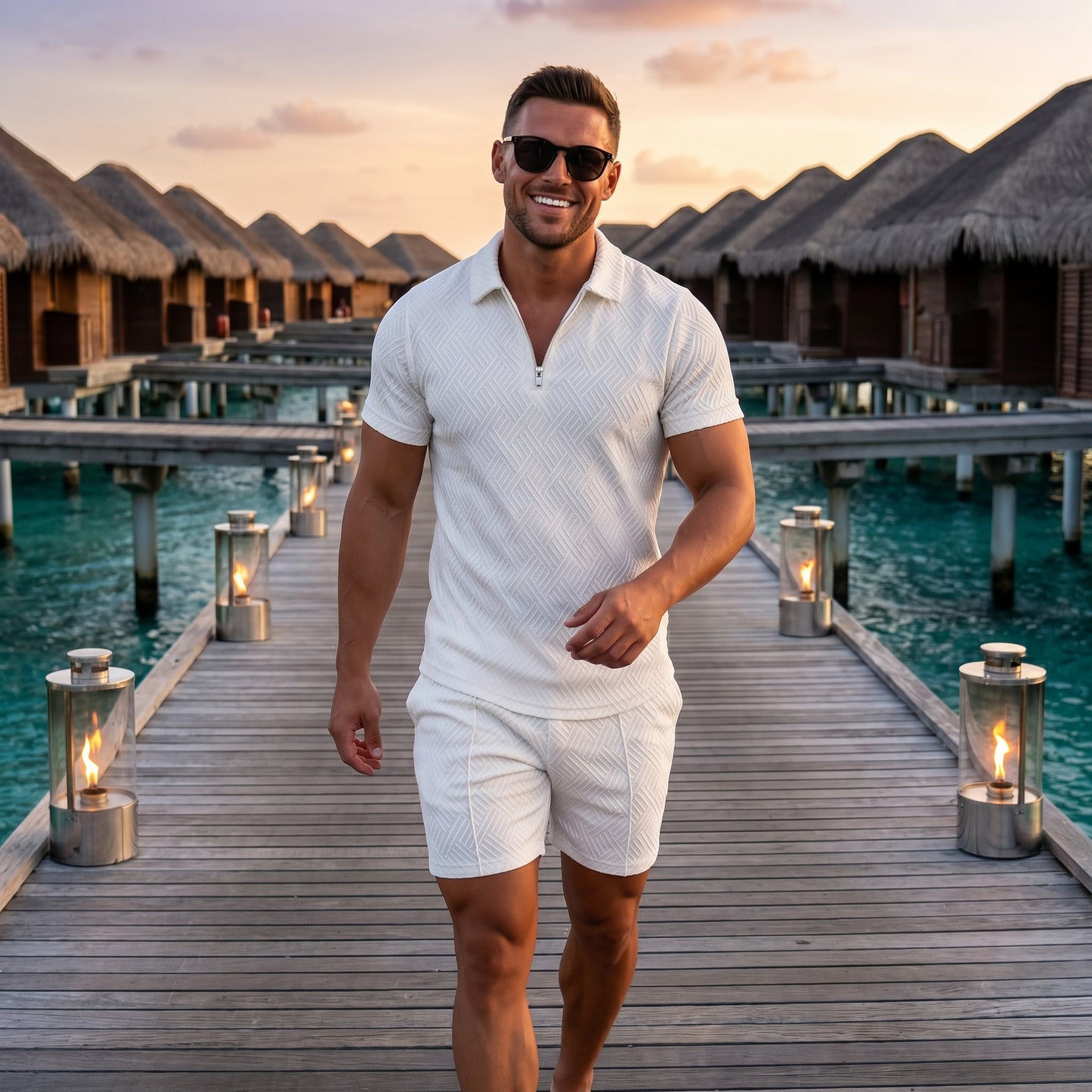 Summer Men's Two-Piece Casual Sportswear Set