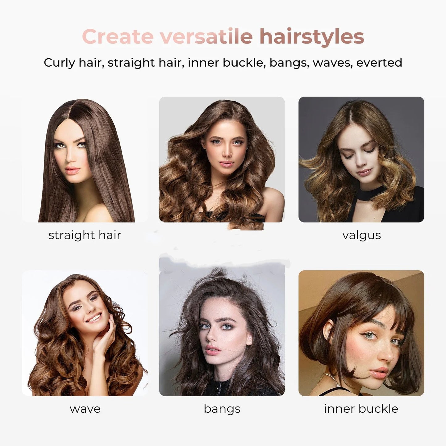 Hair Straightener And Curler Hair Dryer - SensorySoft
