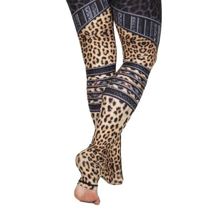 High Waist 3D Print Fitness Leggings - SensorySoft