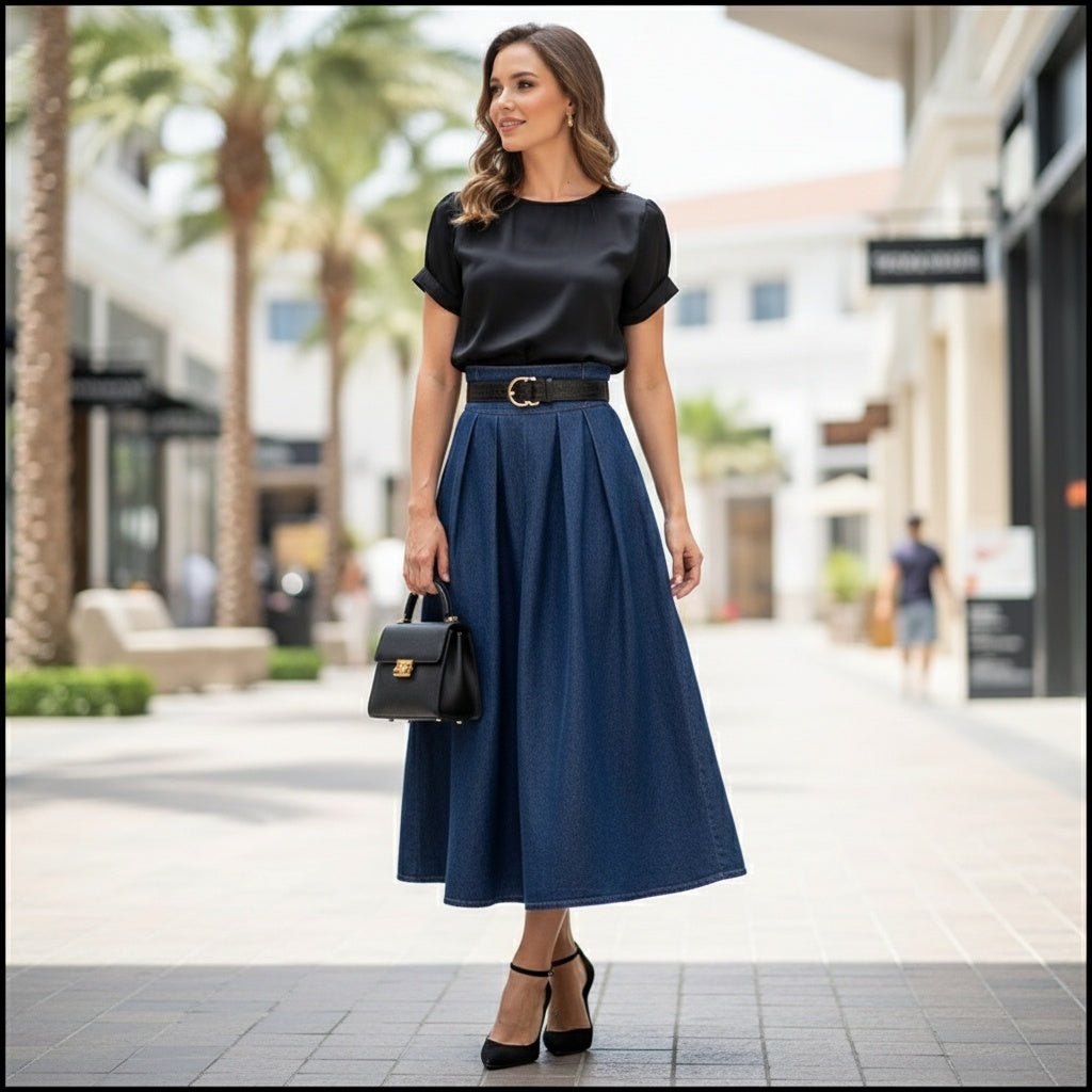 High Waist Skirts with No Splits for Women - SensorySoftShop