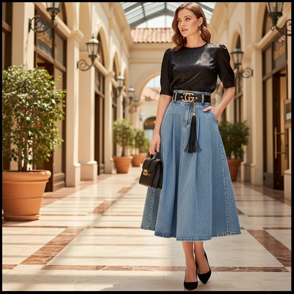 High Waist Skirts with No Splits for Women - SensorySoftShop