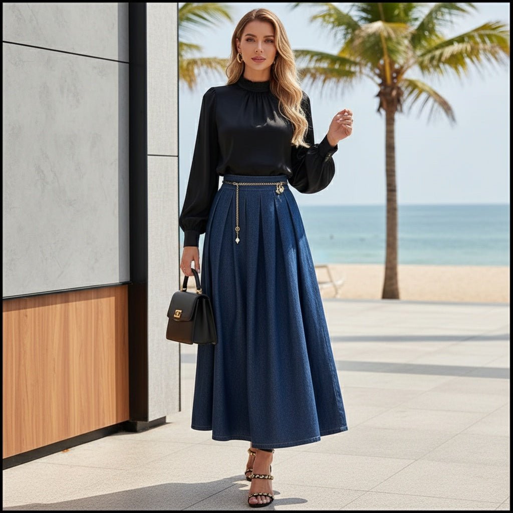 High Waist Skirts with No Splits for Women - SensorySoftShop