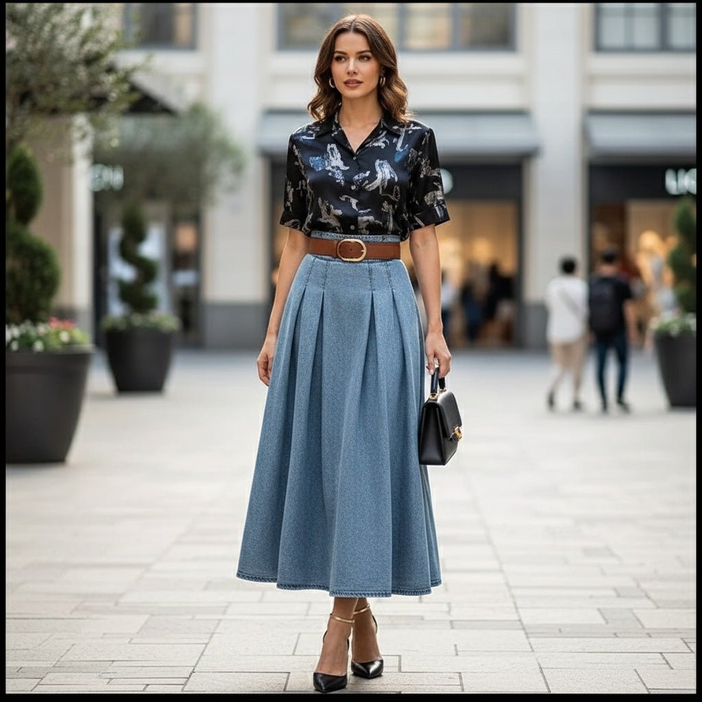 High Waist Skirts with No Splits for Women - SensorySoftShop
