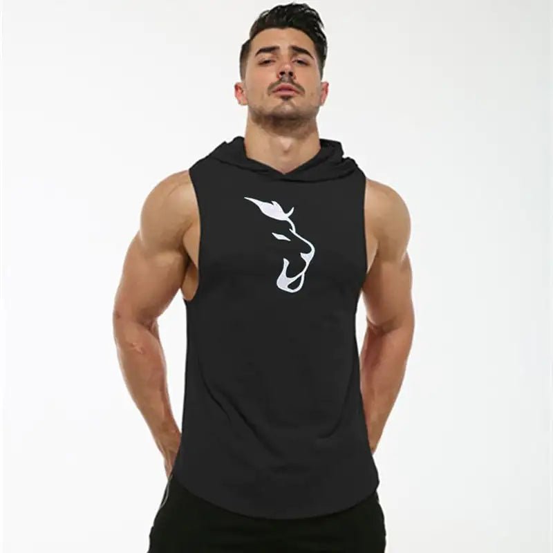 Hooded Sleeveless Men's Vest - SensorySoftShop