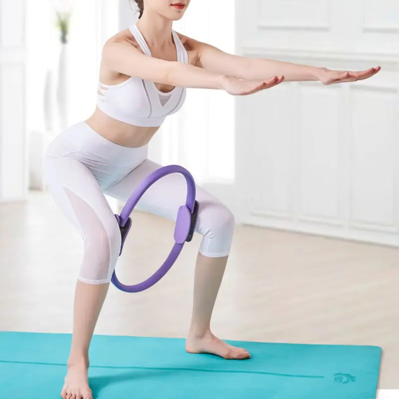 38cm Yoga Fitness Ring Circle – Strength, Flexibility; Fun in Every Workout!