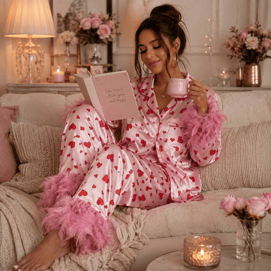 The Amouré Feather Lounge Set