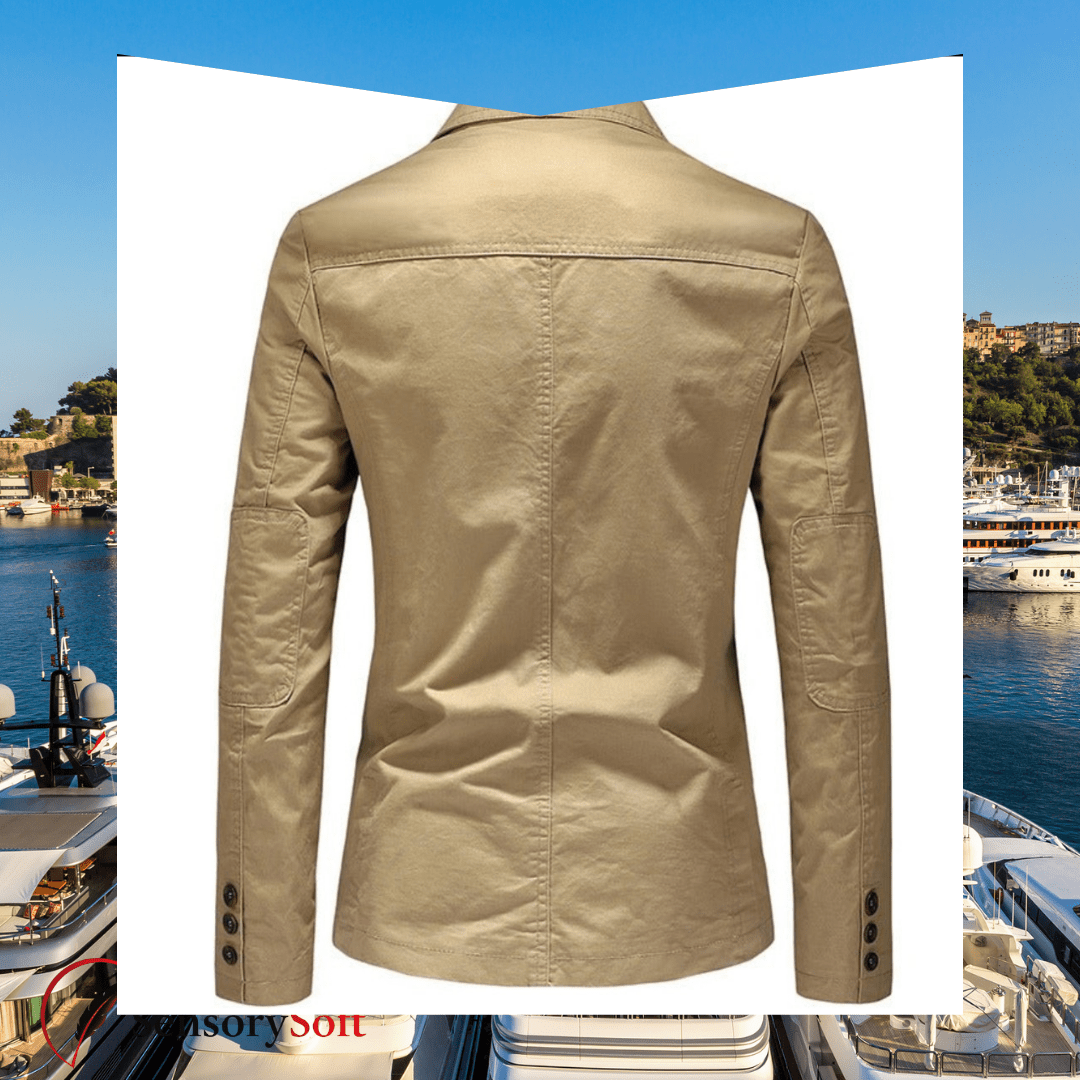 Men's Solid Color Single Breasted Jackets