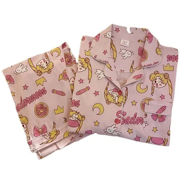 Kawaii Sailor Moon Inspired Pajamas Set - SensorySoft