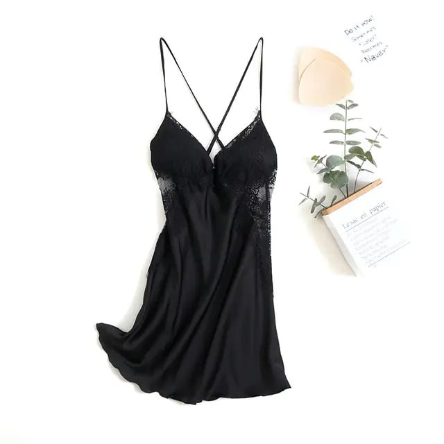 Lace Perspective Nightdress - SensorySoft