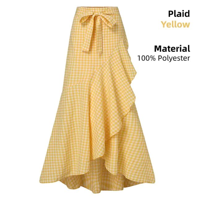 Ladies Casual Loose Ruffles Skirt - SensorySoft
