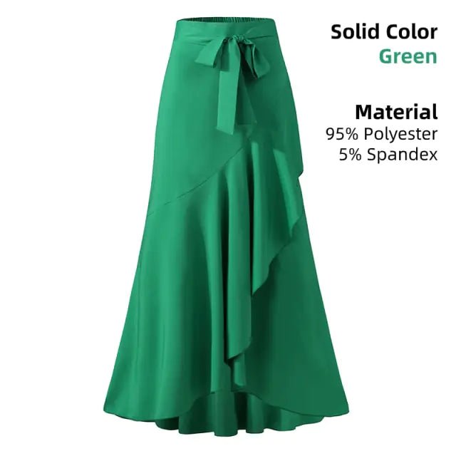 Ladies Casual Loose Ruffles Skirt - SensorySoft