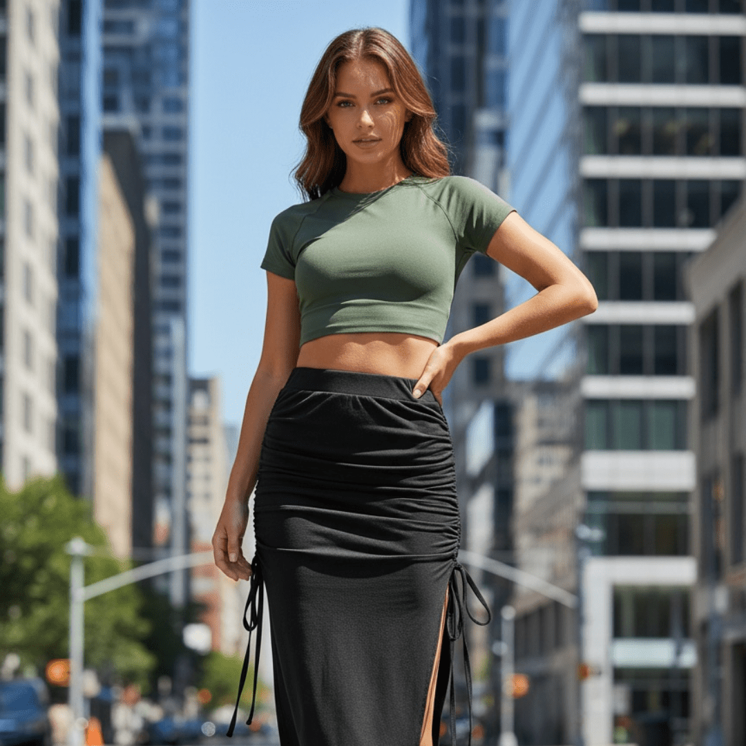 Ladies' Cross Drawstring Skirts - SensorySoftShop