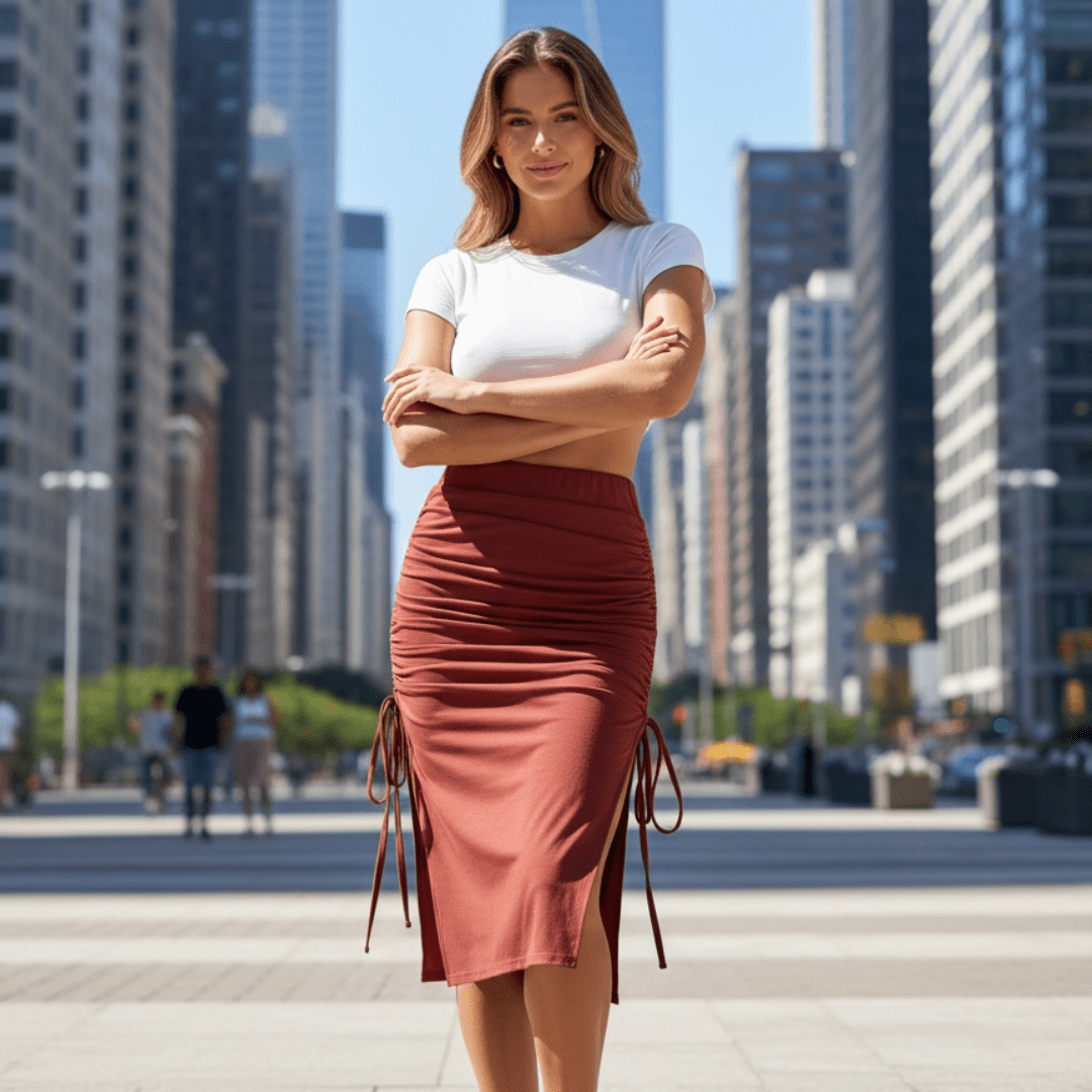 Ladies' Cross Drawstring Skirts - SensorySoftShop