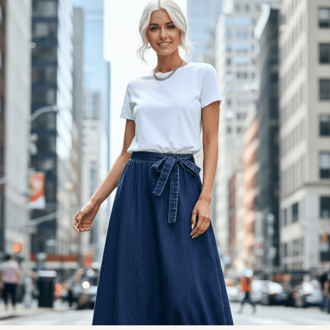 Ladies Fashion Casual Denim Skirt - SensorySoftShop