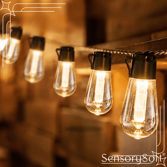 LED Solar Christmas Lights - SensorySoftShop