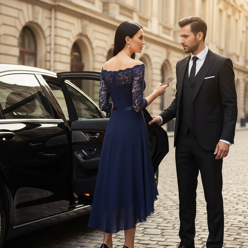 LIVA Lace Dress - Long Sleeve Base Dress - SensorySoftShop