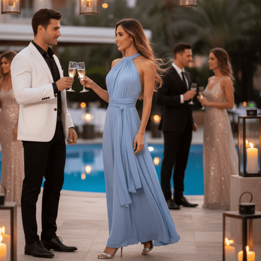 Long Wrap Dress - SensorySoftShop