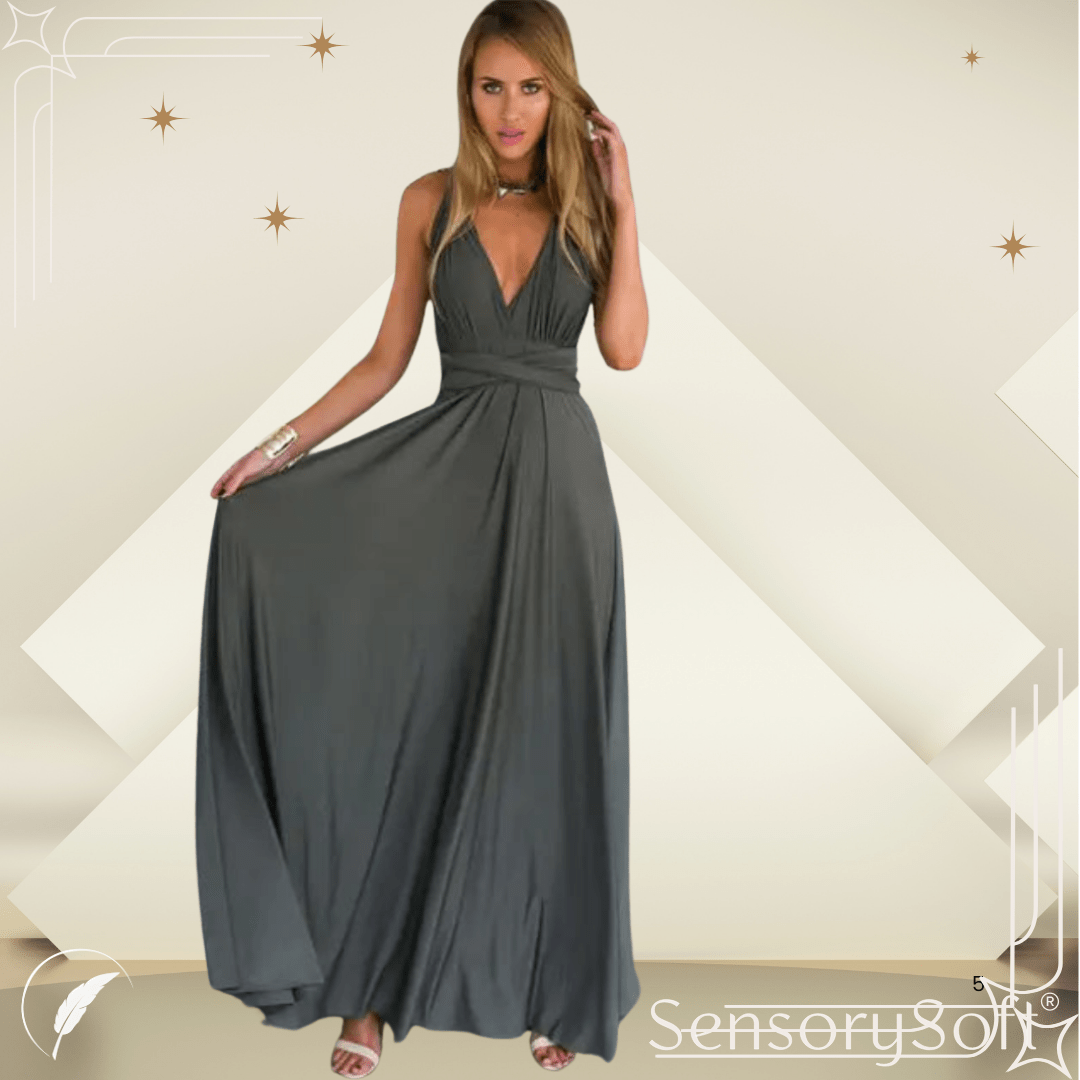 Long Wrap Dress - SensorySoft