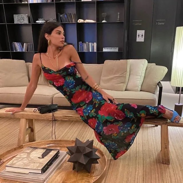 Low Cut Back Dress with Tie - SensorySoft