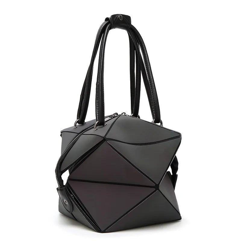 Luminous Geometric Ladies Tote Handbag - SensorySoftShop