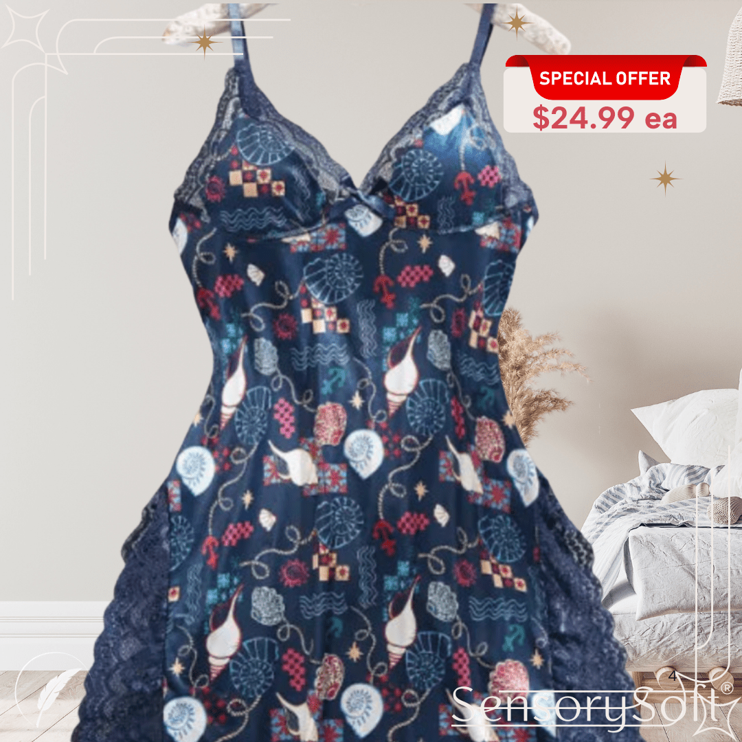 Luxura Modal Split Sleepwear - SensorySoftShop