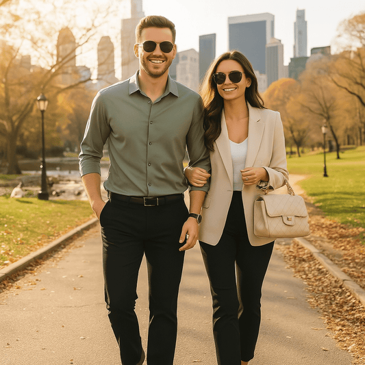 Luxury Ice Silk Shirts - Business and Stylish - SensorySoft