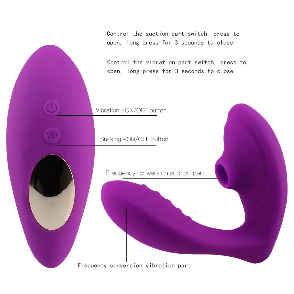 Mary Rechargeable Vibrating Suction Stimulator for Adults - SensorySoft
