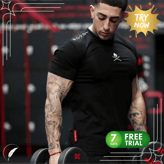 Men T-Shirts Fashion Summer Bodybuilding Tees - SensorySoft