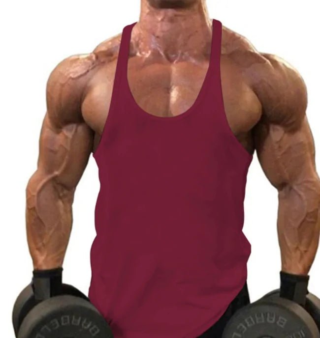 Men's Athletic Printed Gym Workout Bodybuilding Tank Tops - SensorySoft