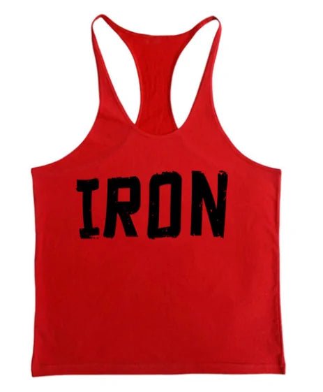 Men's Athletic Printed Gym Workout Bodybuilding Tank Tops - SensorySoft