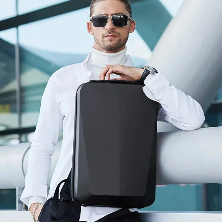 Soft Shell Rucksack Case Men’s Business Backpack with Hard Shell Case – Rugged Elegance Meets E ...