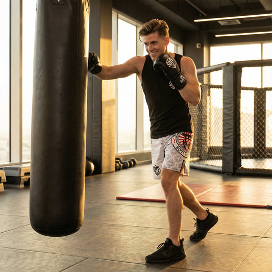 Men's Camouflage SOTF MMA Shorts for Boxing and Training - SensorySoftShop