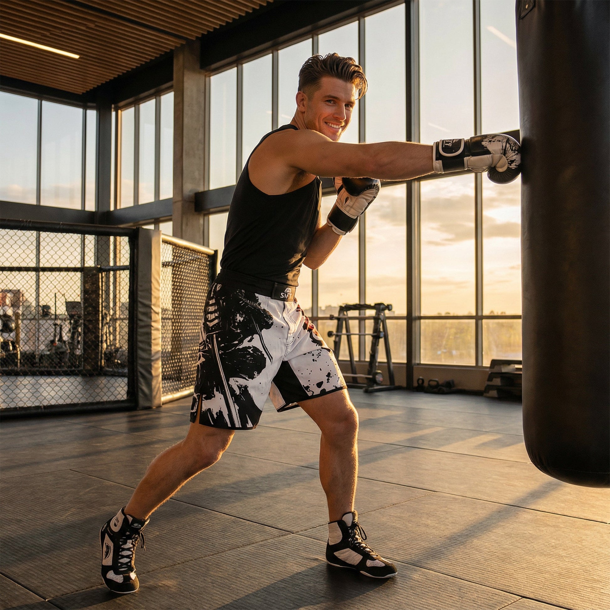 Men's Camouflage SOTF MMA Shorts for Boxing and Training - SensorySoftShop