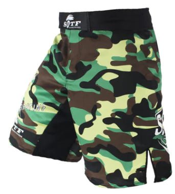 Men's Camouflage SOTF MMA Shorts for Boxing and Training - SensorySoftShop