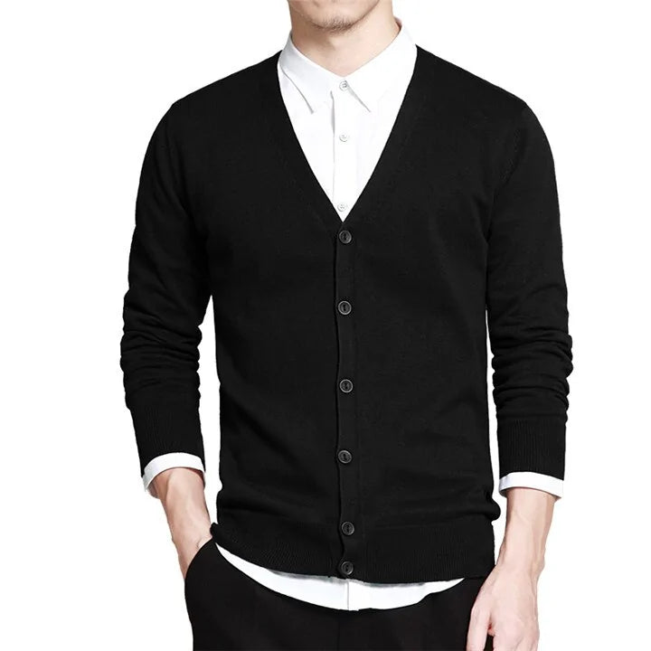 Men's Cardigan Sweater - SensorySoftShop