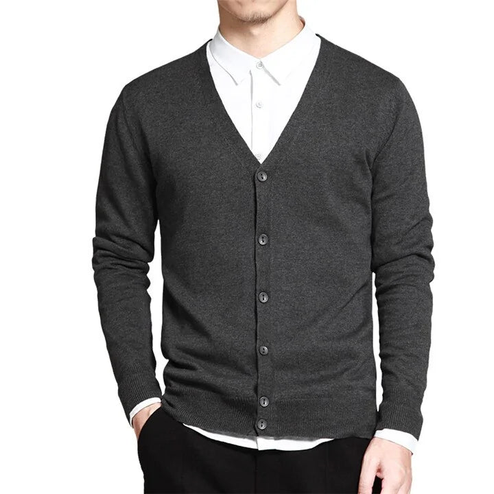 Men's Cardigan Sweater - SensorySoftShop