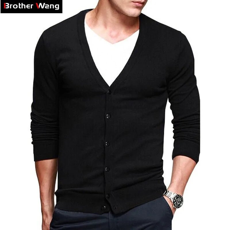 Men's Cardigan Sweater - SensorySoftShop
