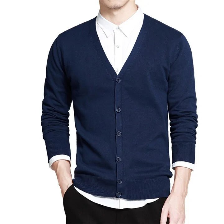 Men's Cardigan Sweater - SensorySoftShop