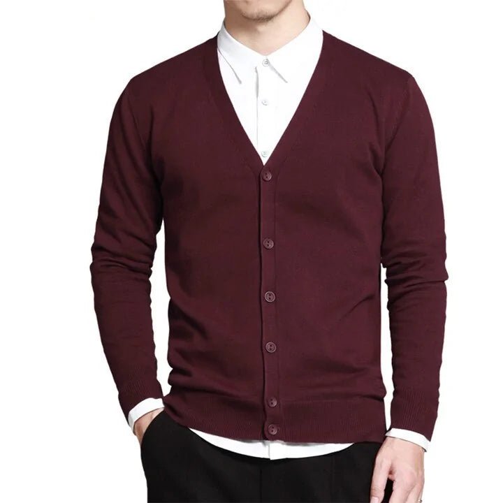 Men's Cardigan Sweater - SensorySoftShop